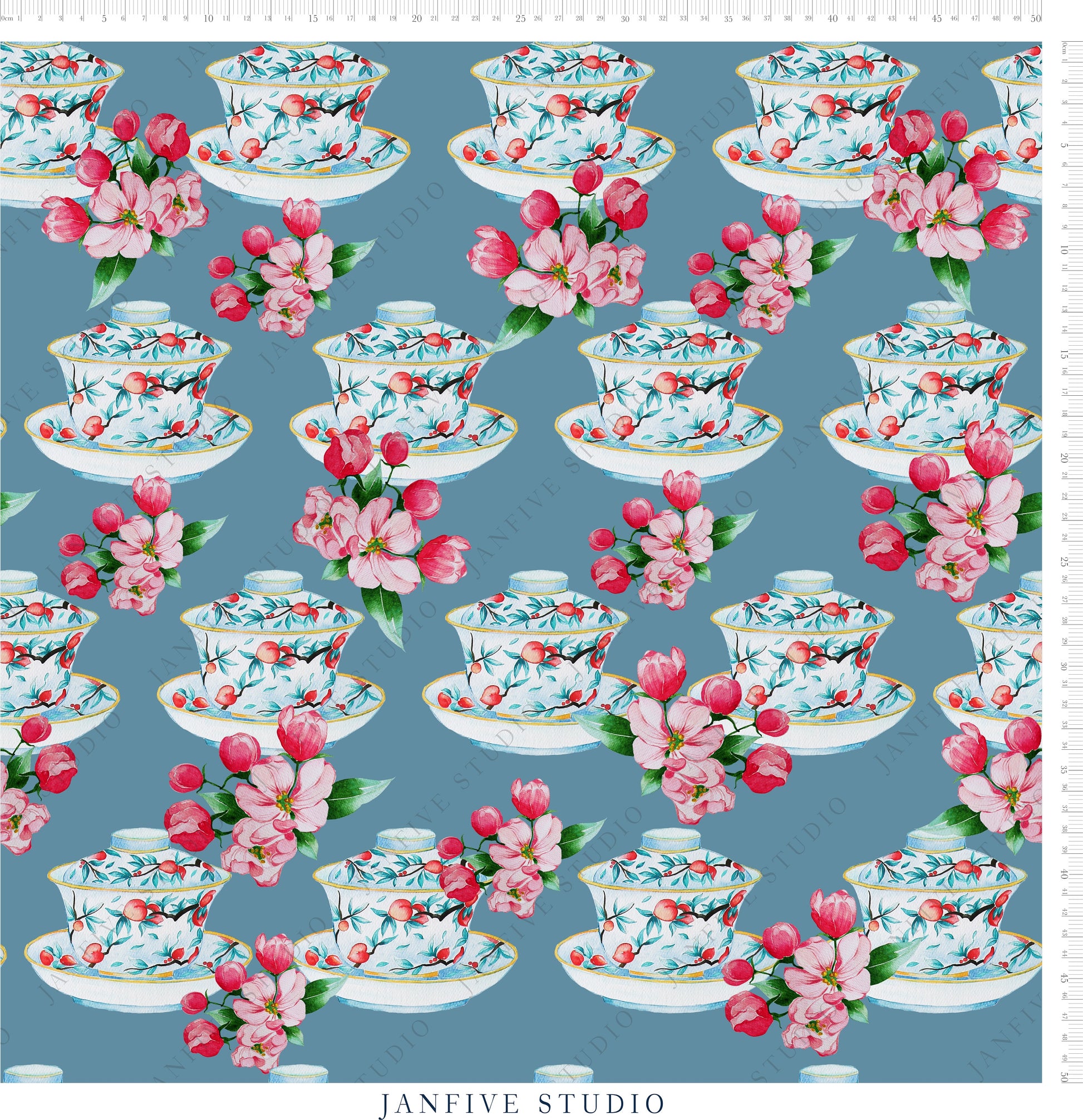 Janfive Studio Tea Cup Pattern