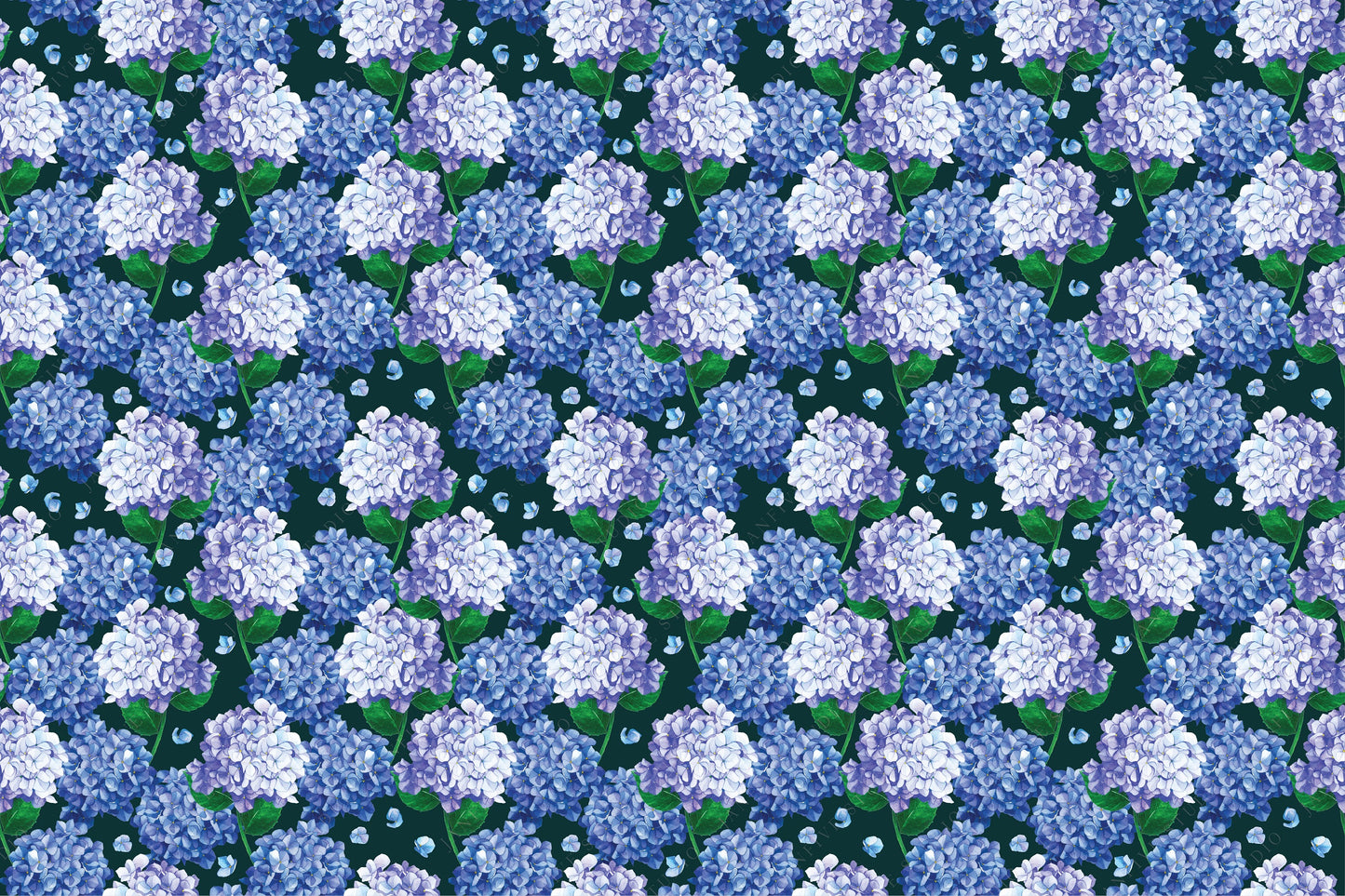 Janfive Studio Hortensia Emerald pattern