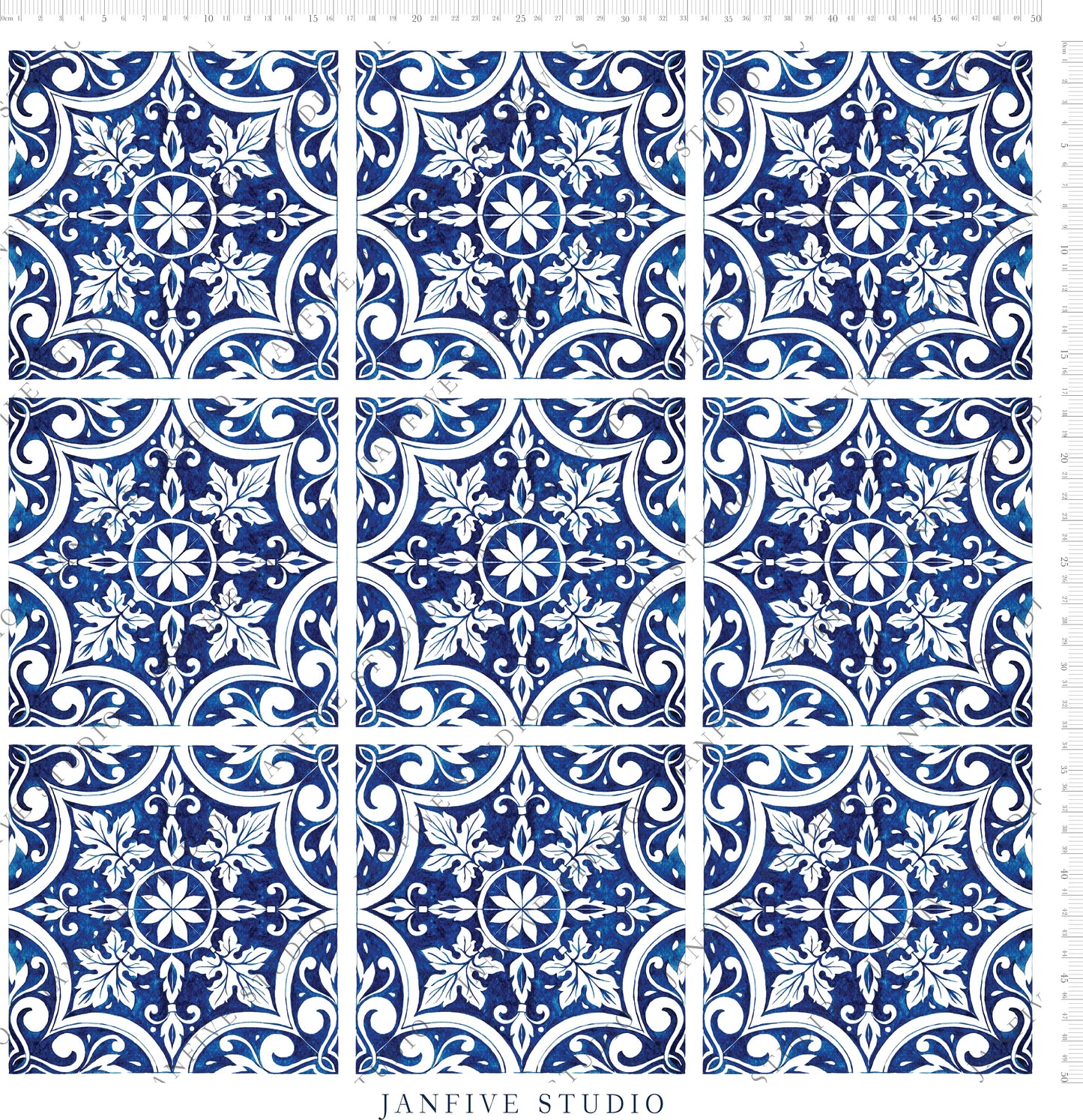 Janfive Studio Portuguese Tile Pattern