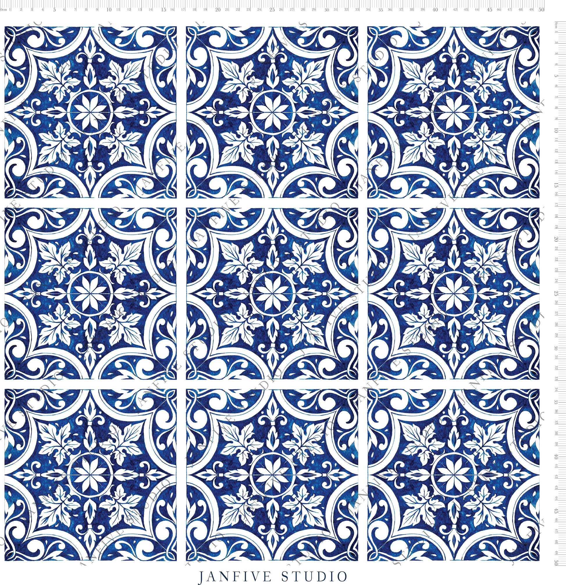 Janfive Studio Portuguese Tile Pattern