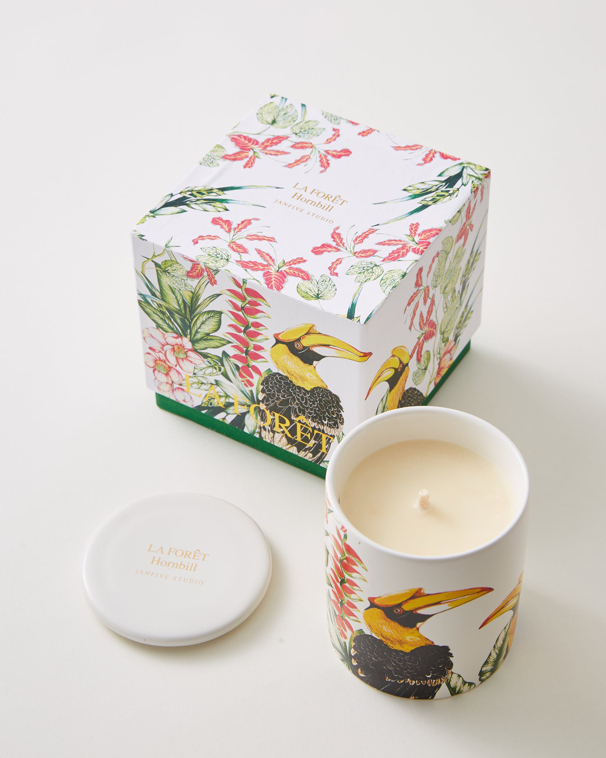 Janfive Studio candle - LA FORÊT - Hornbill